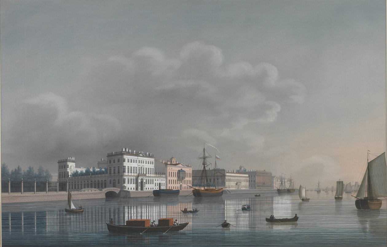 Vista della Neva da Unbekannt