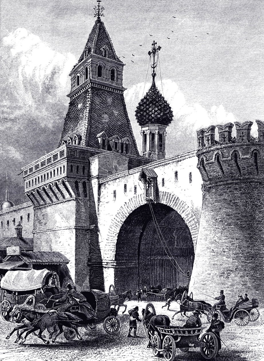 Vista della Torre Nikolskaya e dell