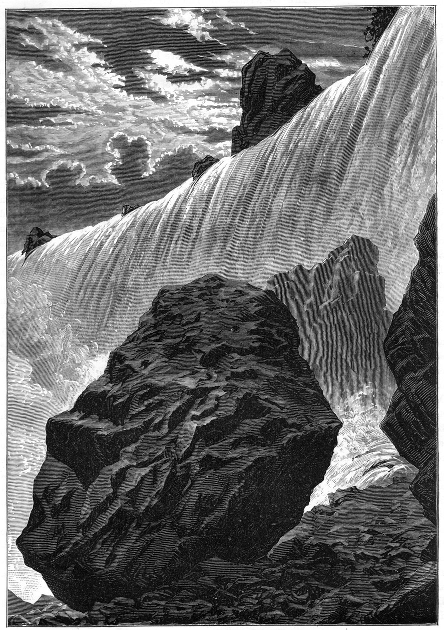 Veduta delle cascate del Niagara, 1877 da Unbekannt