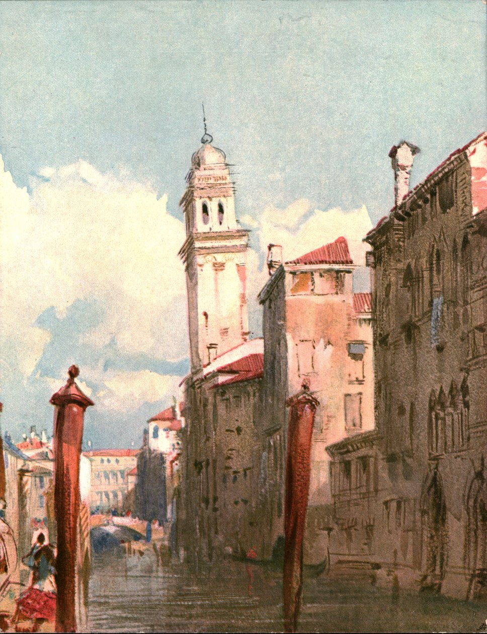 Veduta su un canale, c1826, c1900 da Unbekannt