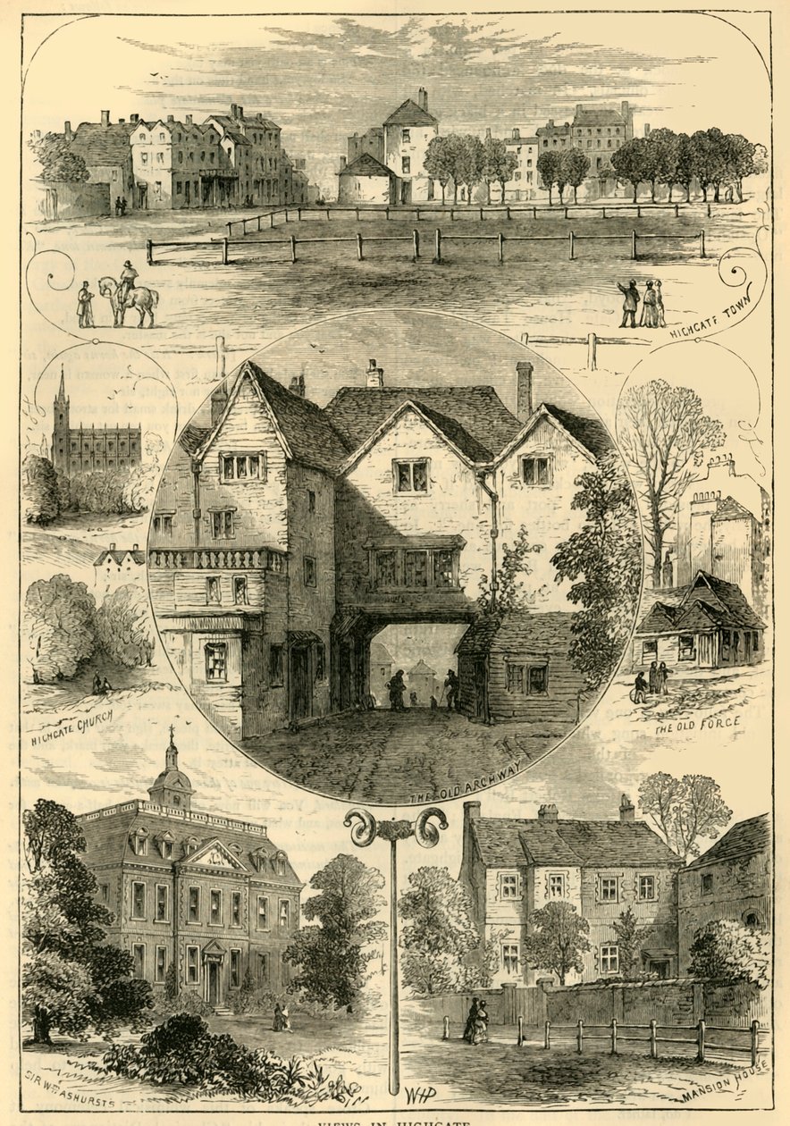 Vedute di Highgate, c1876 da Unbekannt