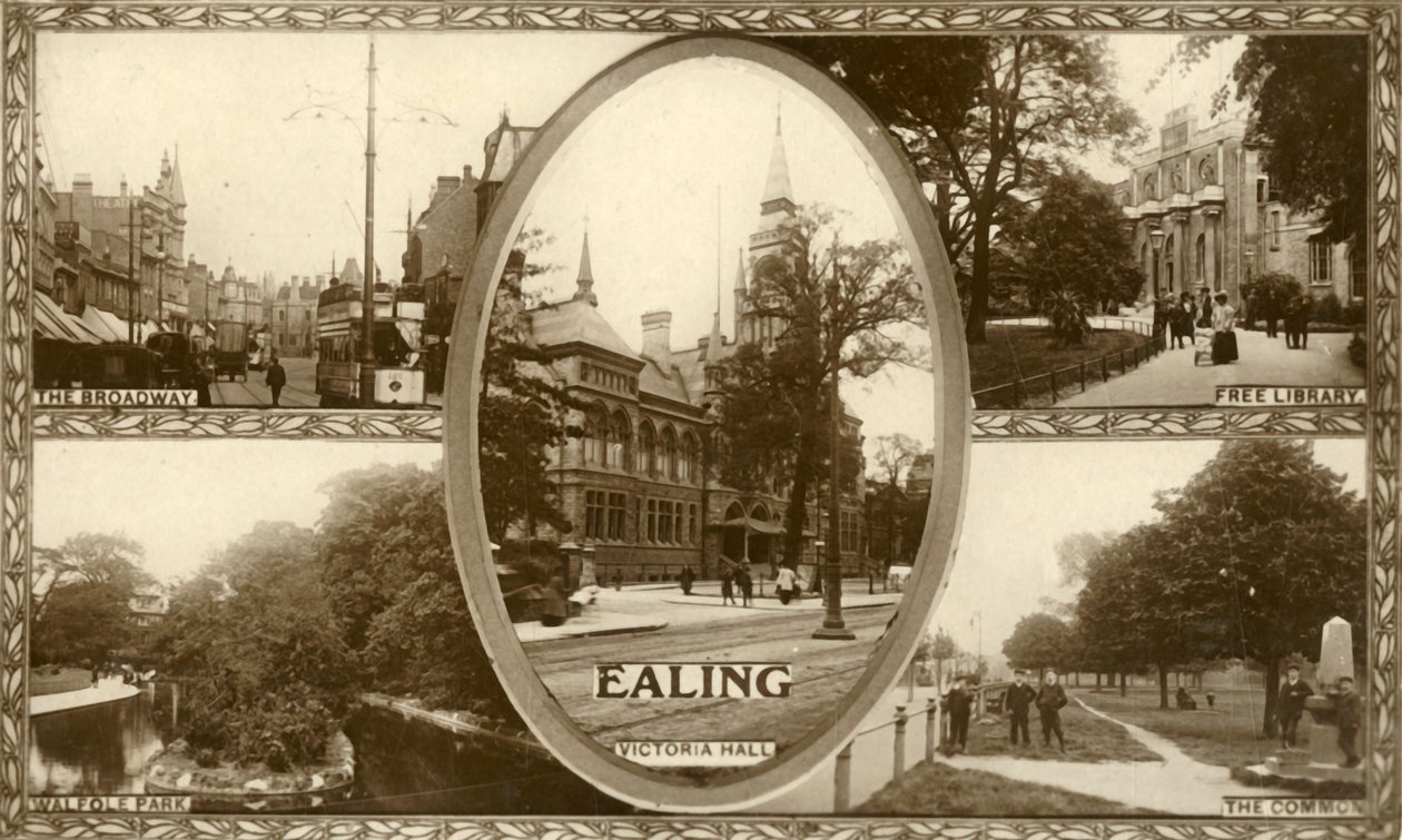 Vedute di Ealing, ovest di Londra da Unbekannt