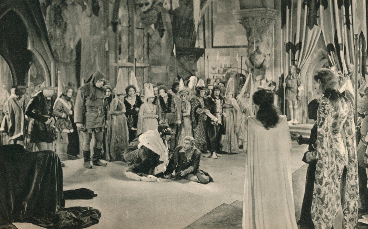 Villon John Barrymore minacciato di morte da Luigi XI, 1927 da Unbekannt