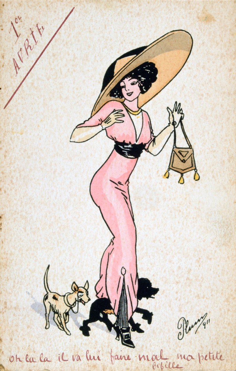 Cartolina francese vintage da Unbekannt