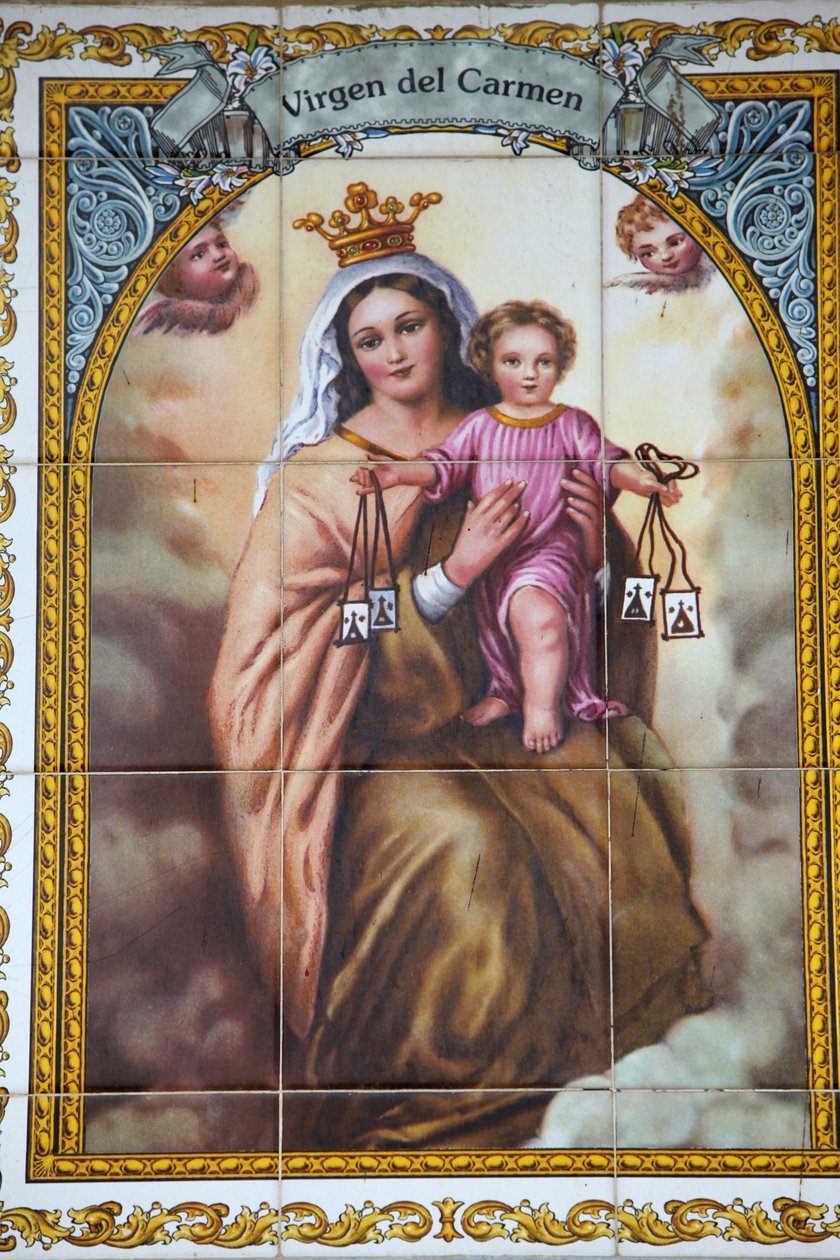 Mosaico della Virgen del Carmen, Malaga da Unbekannt