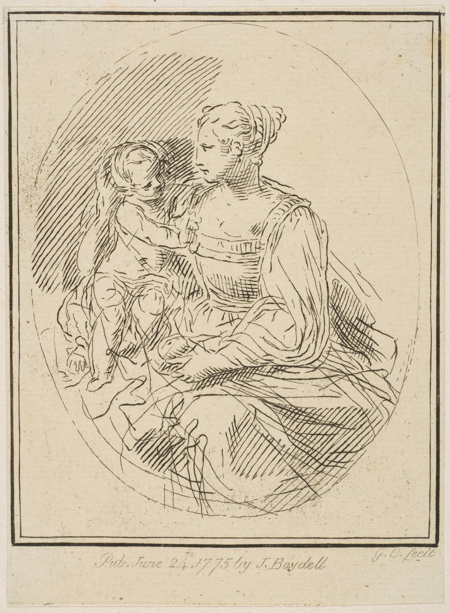Vergine e Bambino, 1775 da Unbekannt