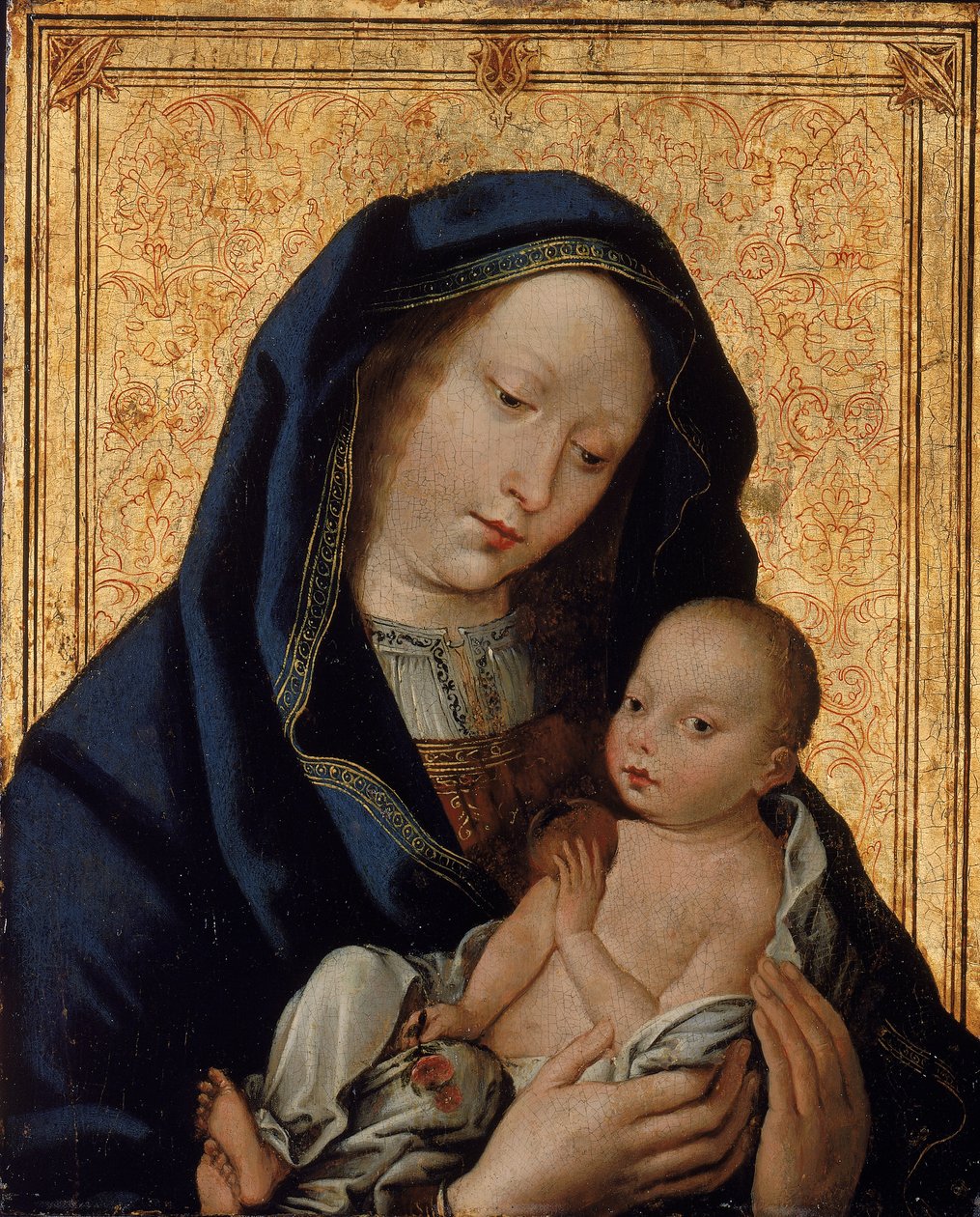 Vergine e Bambino con mela, XV secolo da Unbekannt