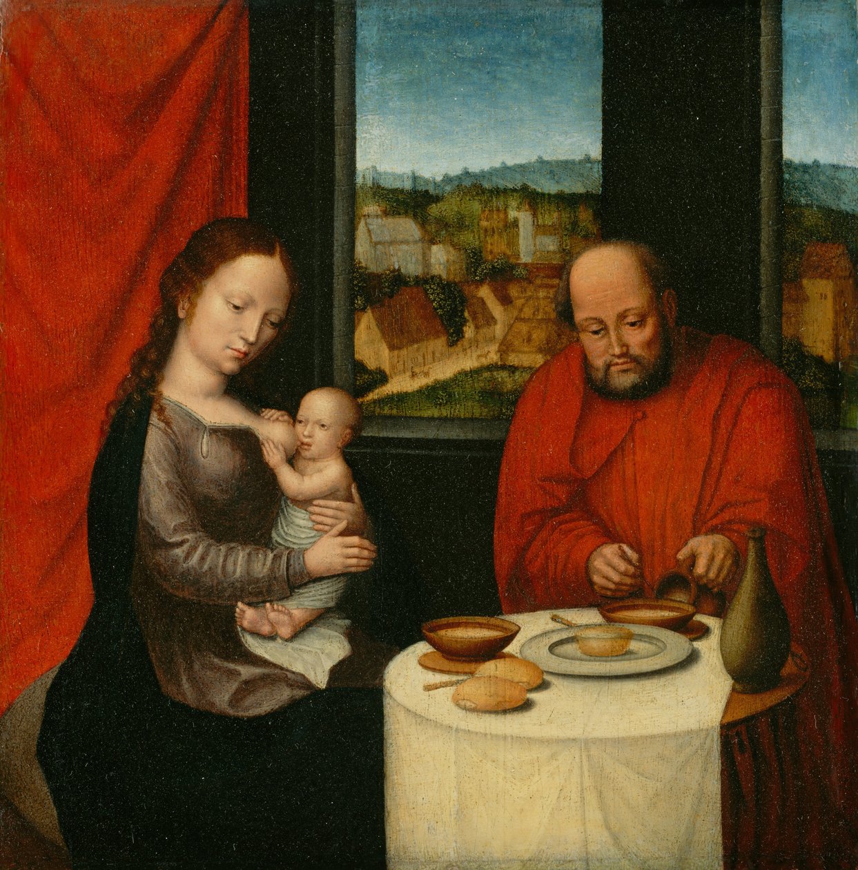 Vergine e Bambino con San Giuseppe da Unbekannt