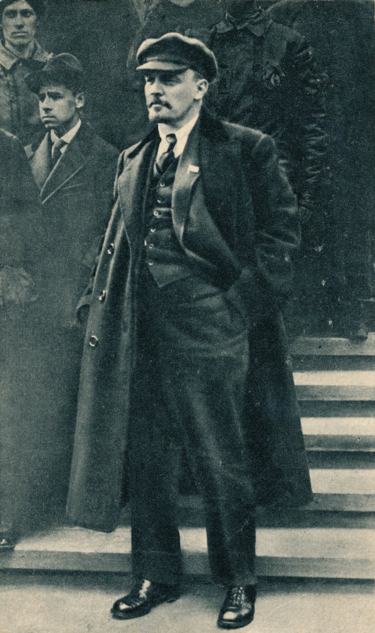 Vladimir Ilich Lenin, leader bolscevico russo, Mosca, Russia, 1 maggio, 1919 da Unbekannt