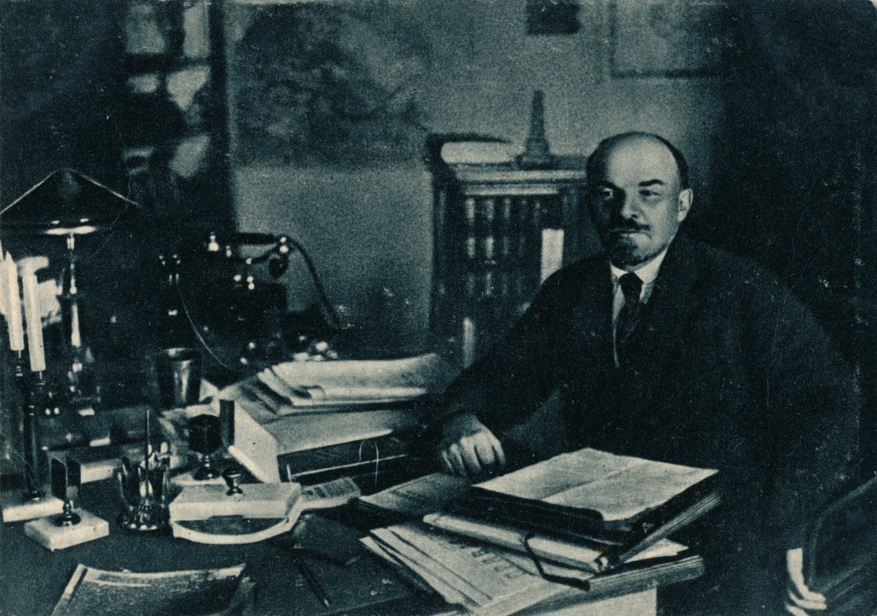 Vladimir Ilich Lenin, leader bolscevico russo, Mosca, Russia, 7 ottobre 1922 da Unbekannt
