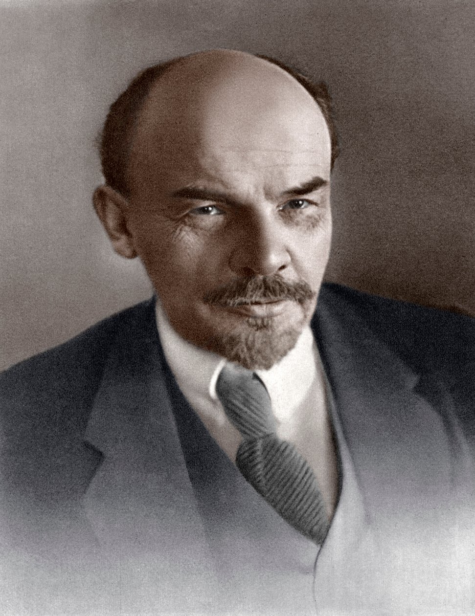 Vladimir Ilyich Ulyanov Lenin, rivoluzionario bolscevico russo, c1917 da Unbekannt