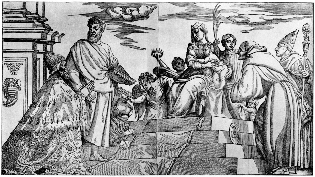 Quadro votivo del Doge Andrea Gritti, 1937 da Unbekannt