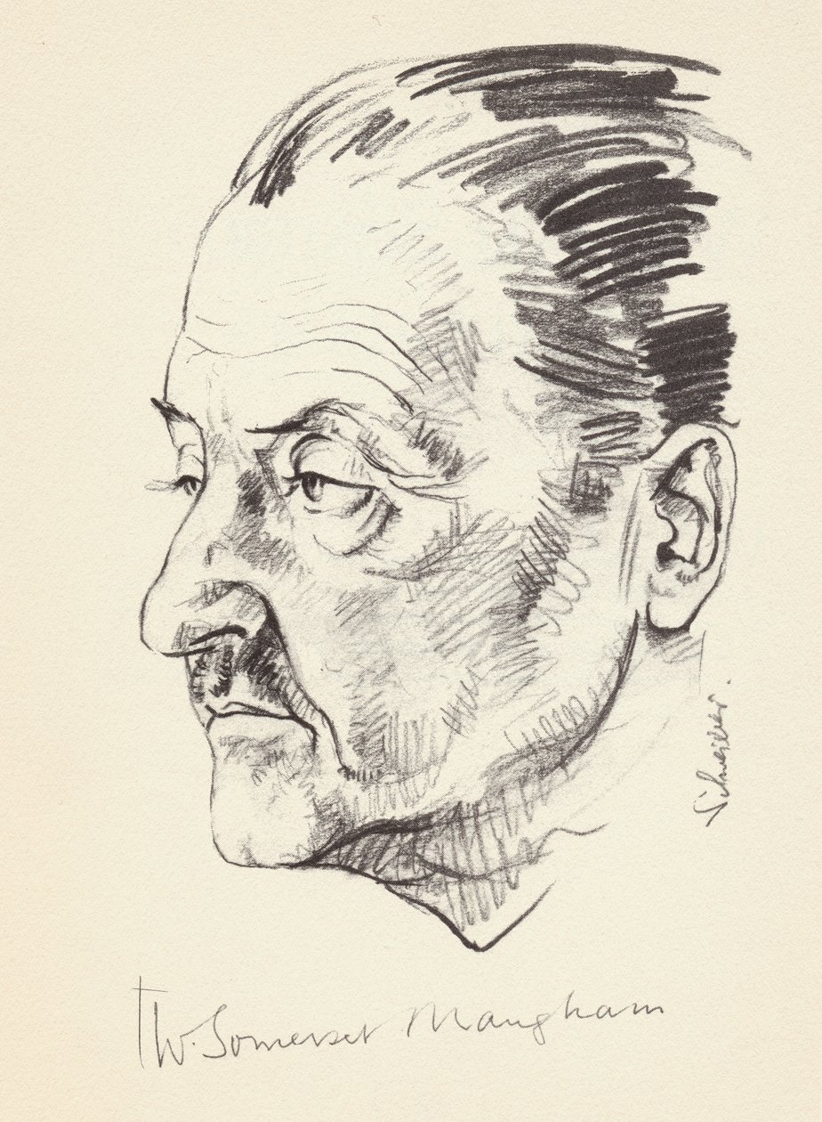 W Somerset Maugham, autore britannico da Unbekannt
