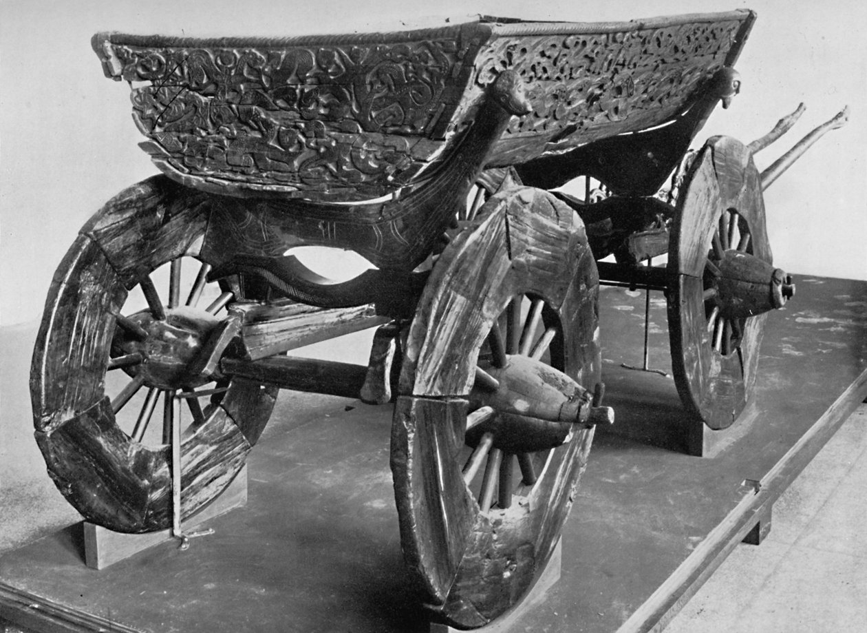 Carro dalla nave di Oseberg, 1935 da Unbekannt