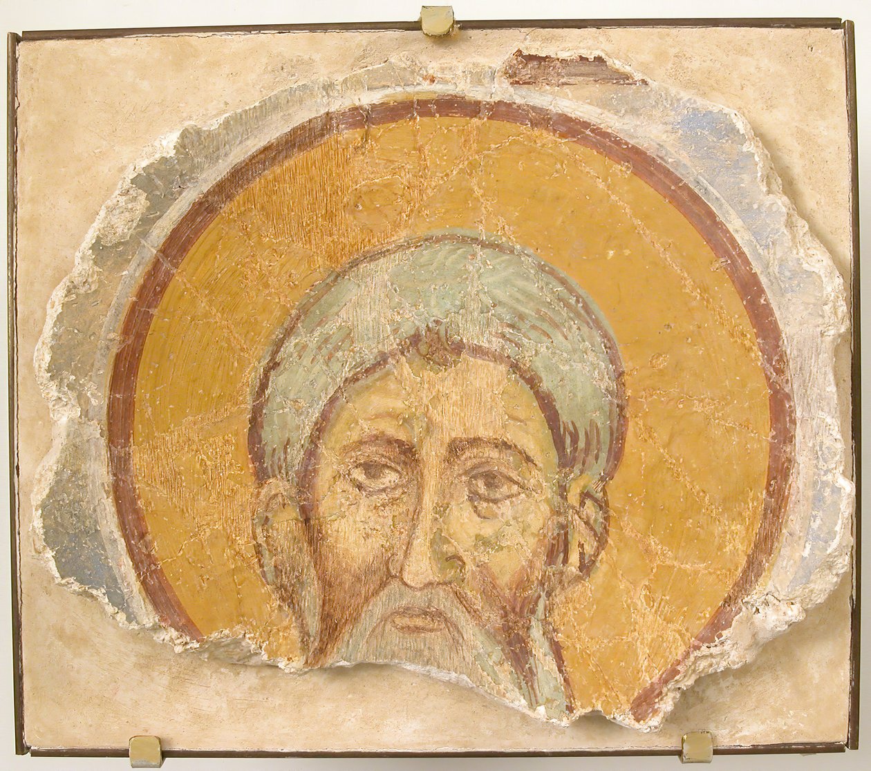 Affresco di un santo maschio (restauro moderno) da Unbekannt