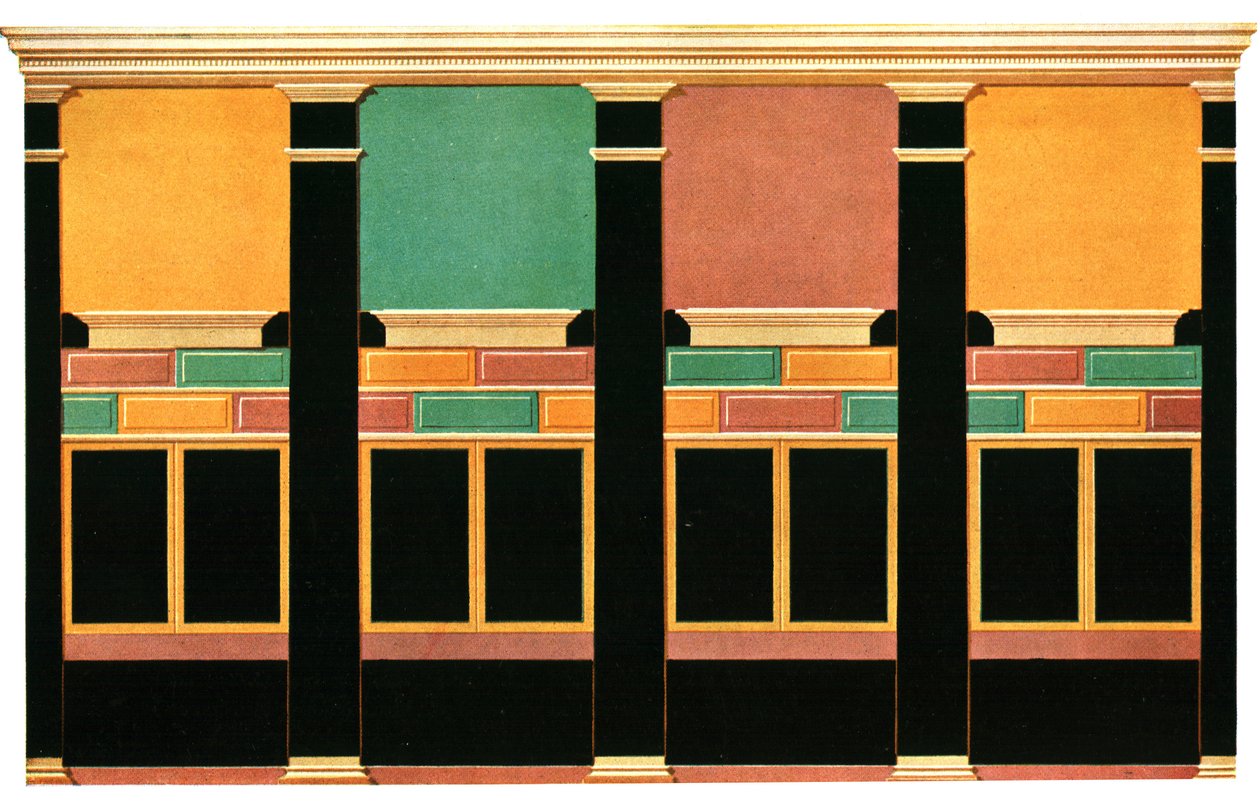 Decorazione murale, Pompei, Italia, 1928 da Unbekannt