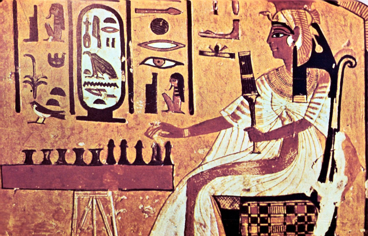 Affresco dalla tomba di Nefertari, Tebe, Antico Egitto, XIX dinastia, XIII secolo a.C. da Unbekannt
