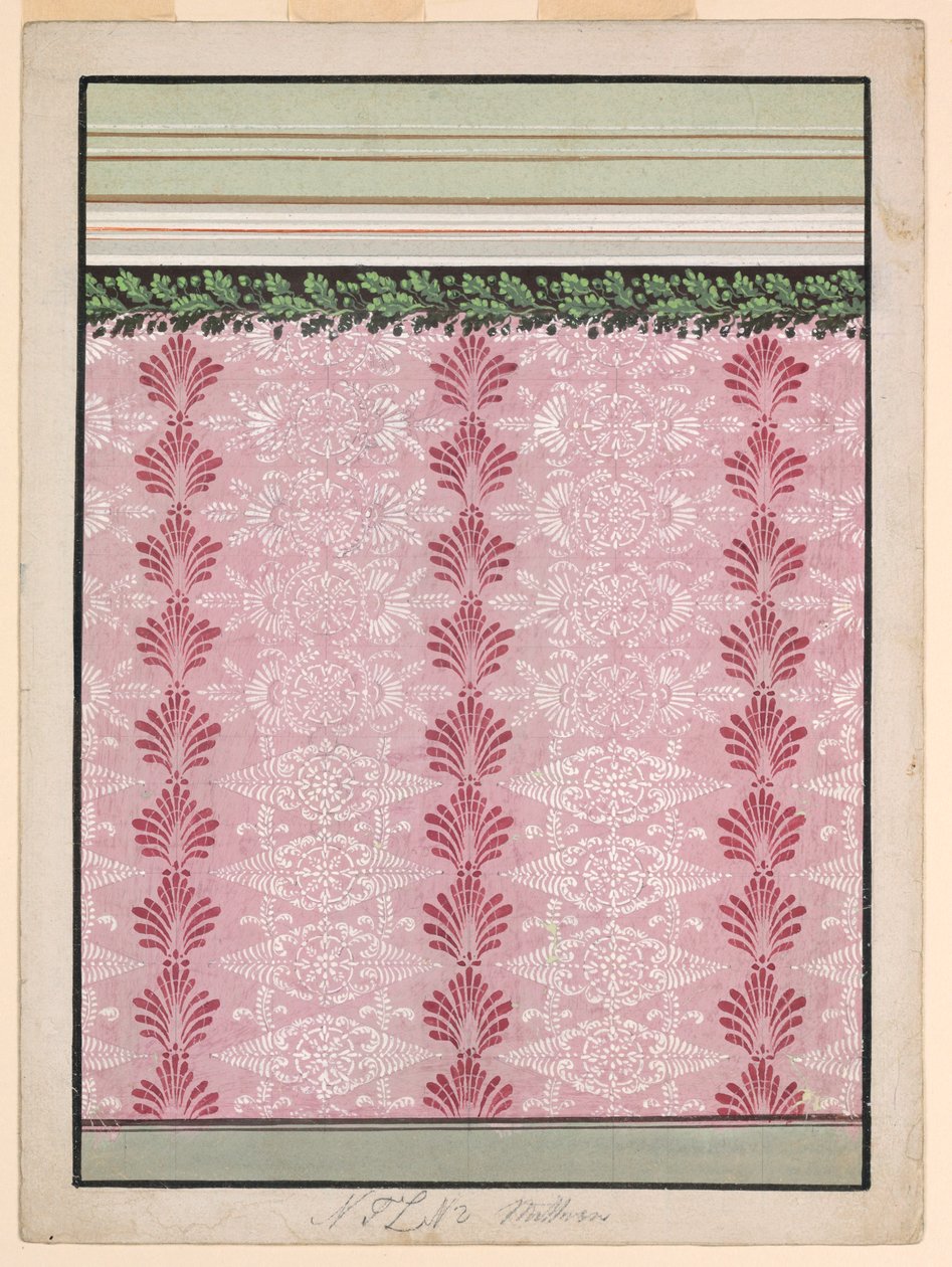 Disegno per carta da parati da Unbekannt