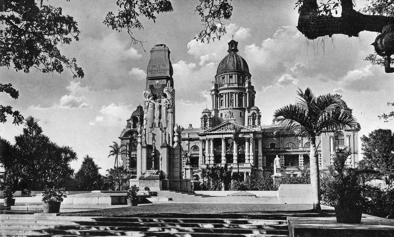Memoriale di guerra e Municipio, Durban, Sudafrica da Unbekannt