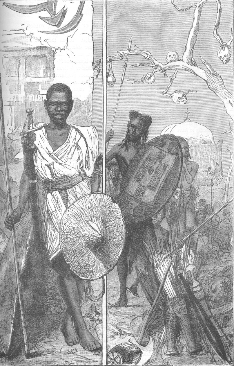Guerrieri del Mahdi, c1885 da Unbekannt