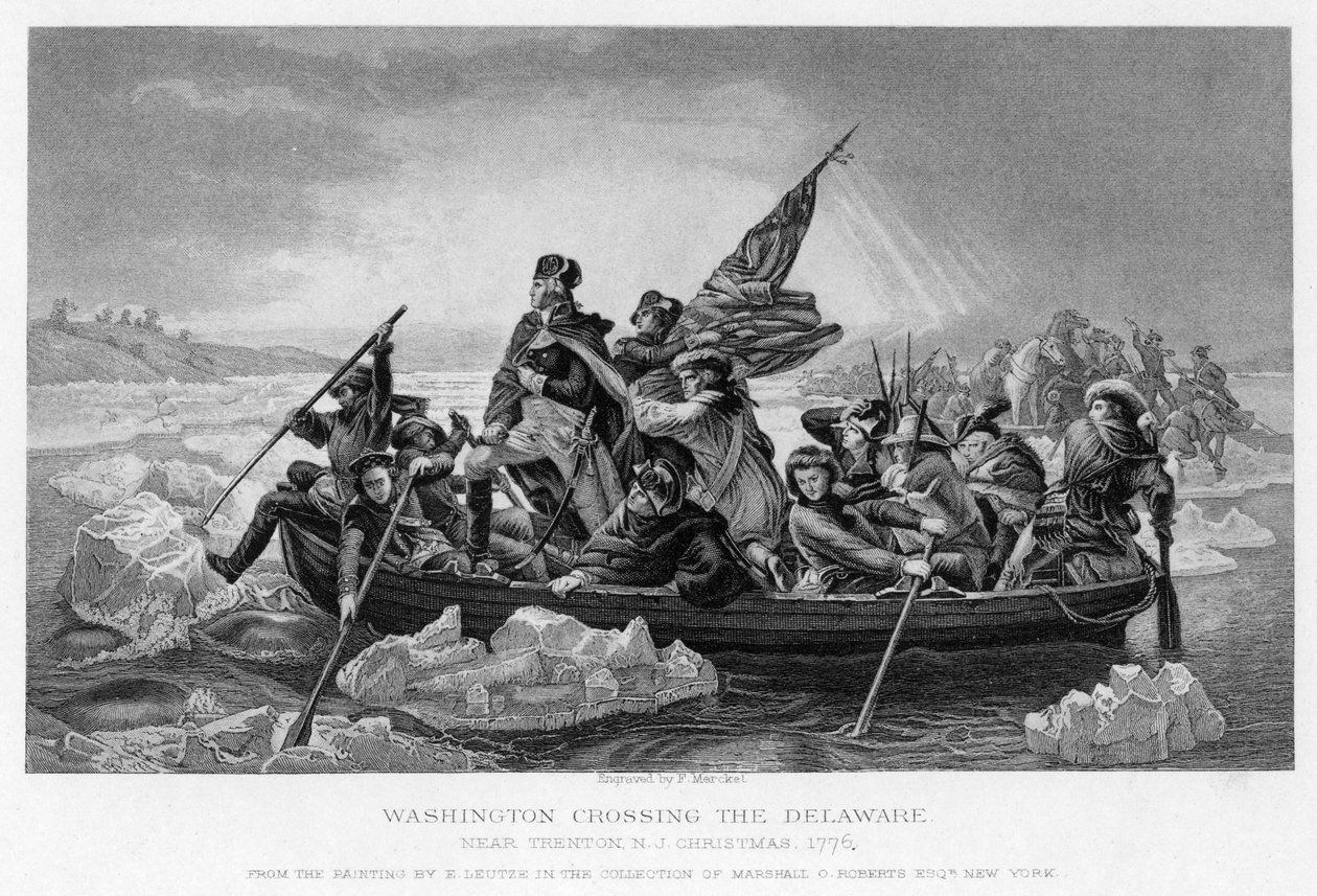 Washington attraversa il Delaware da Unbekannt