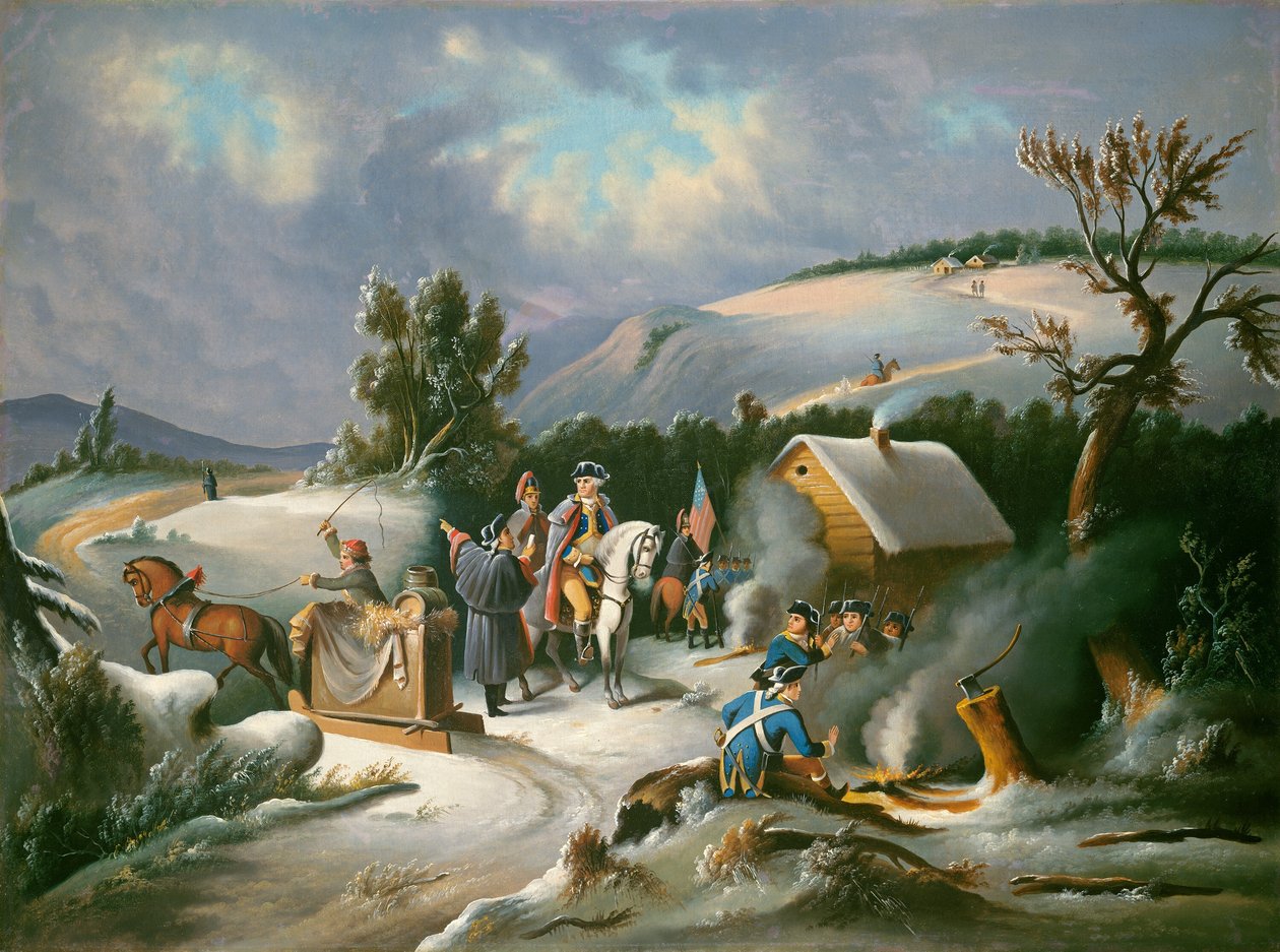 Washington a Valley Forge da Unbekannt