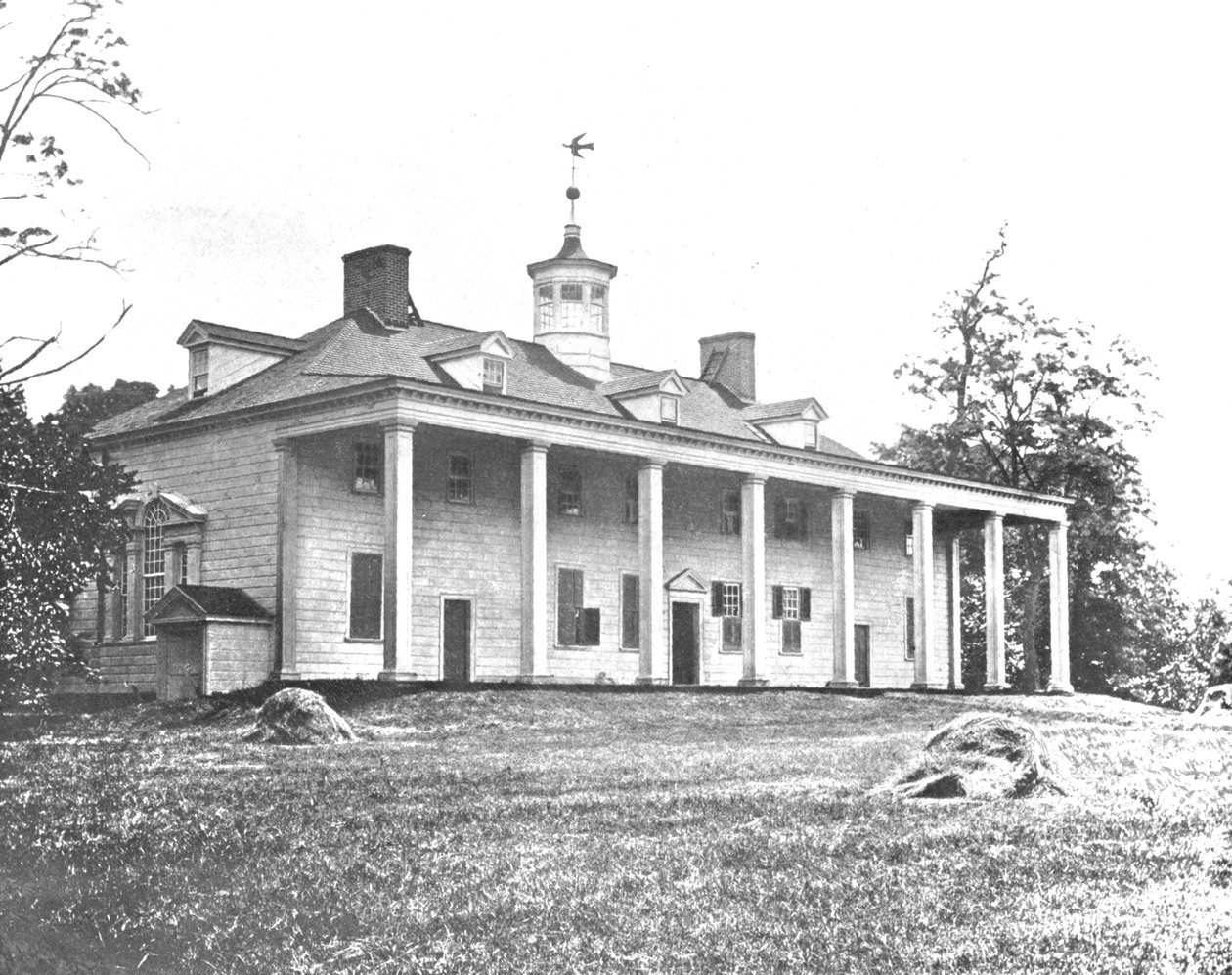 Casa di Washington, Mount Vernon, Virginia, USA, c1900 da Unbekannt