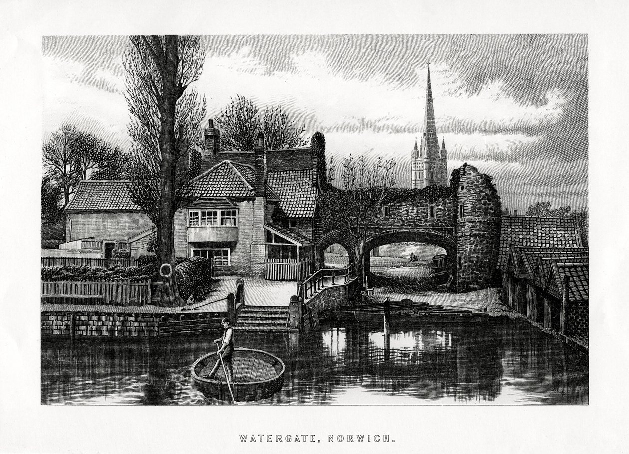 Watergate, Norwich, 1896 da Unbekannt