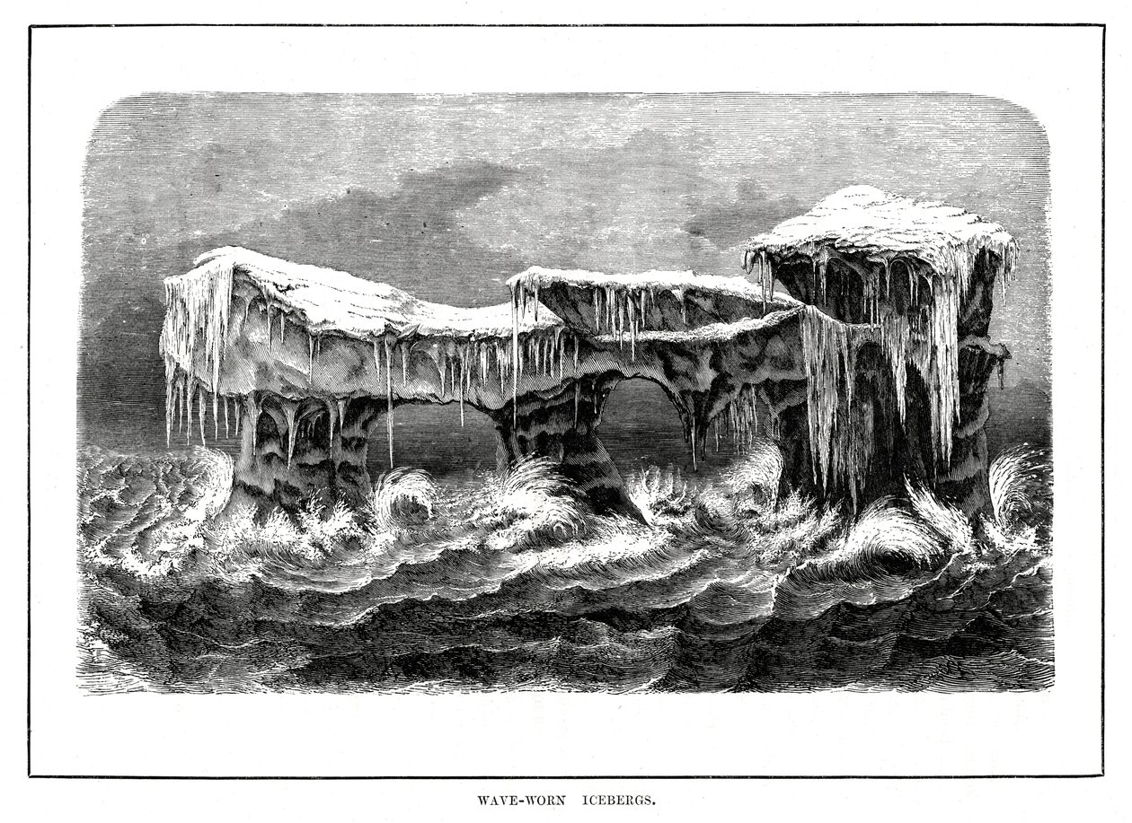 Iceberg erosi dalle onde da Unbekannt