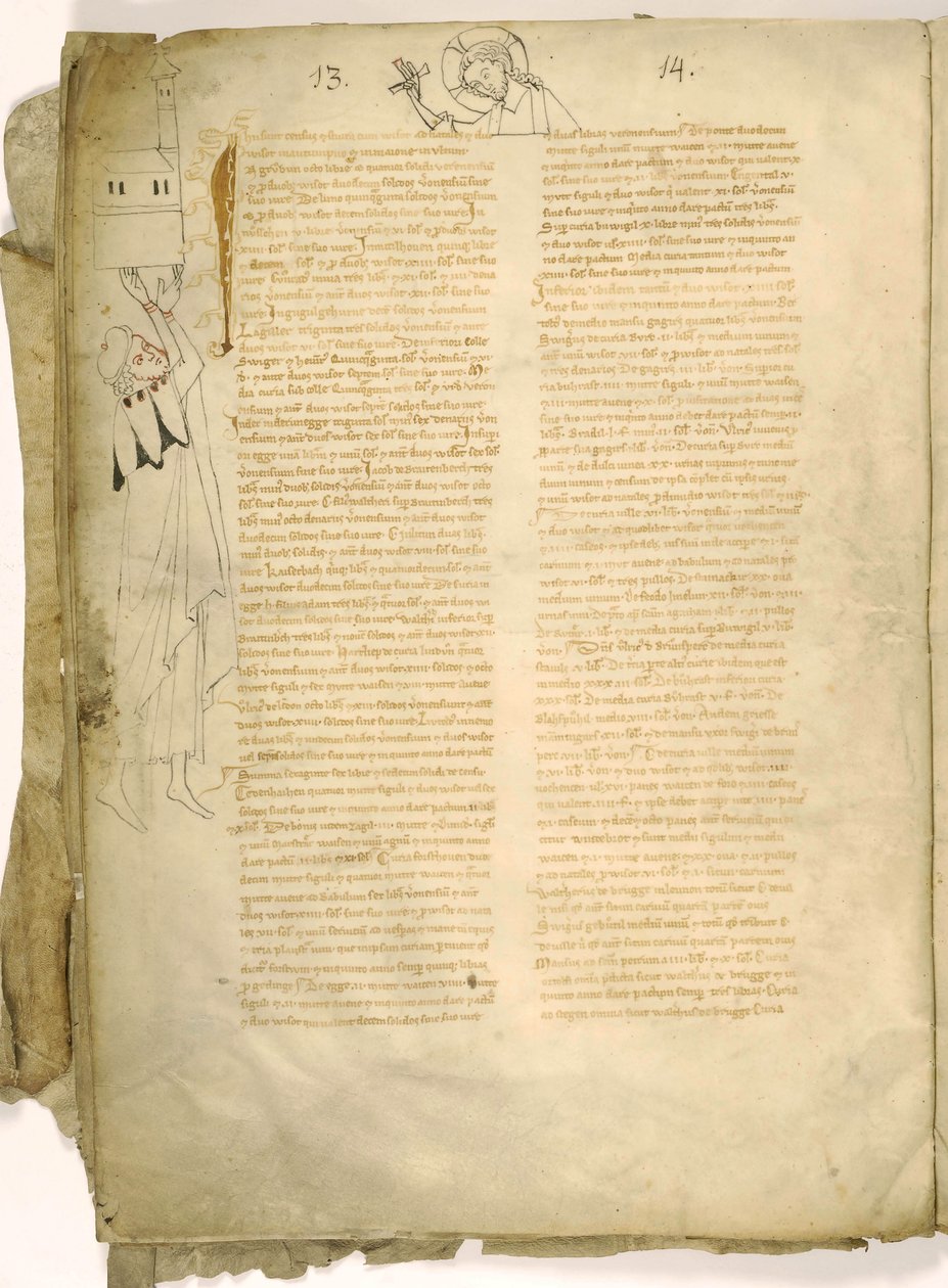 Welf I, Duca di Baviera dal Codex maior traditionum Weingartensium da Unbekannt
