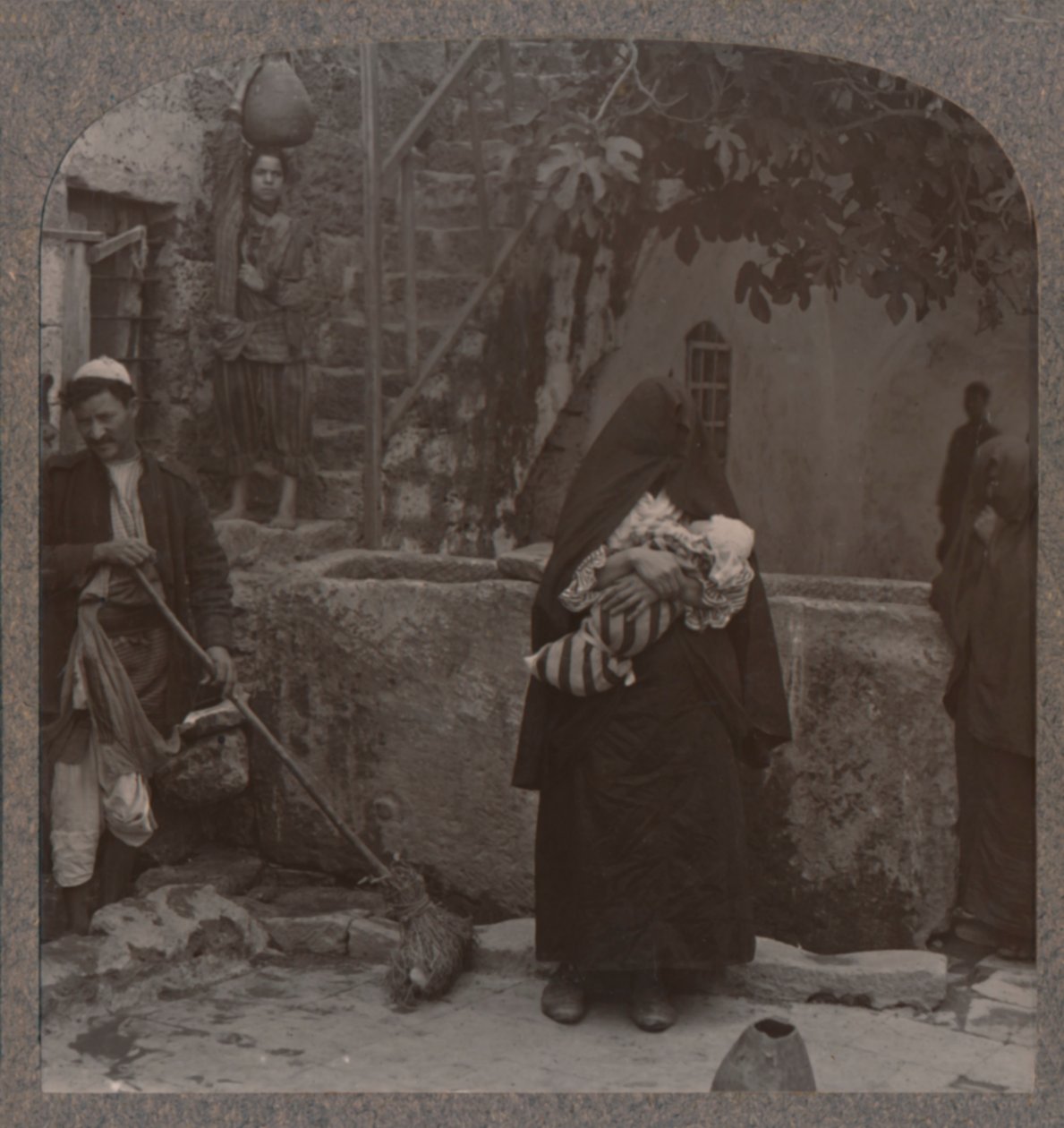 Pozzo vicino alla casa di Pietro, Jaffa, c1900 da Unbekannt