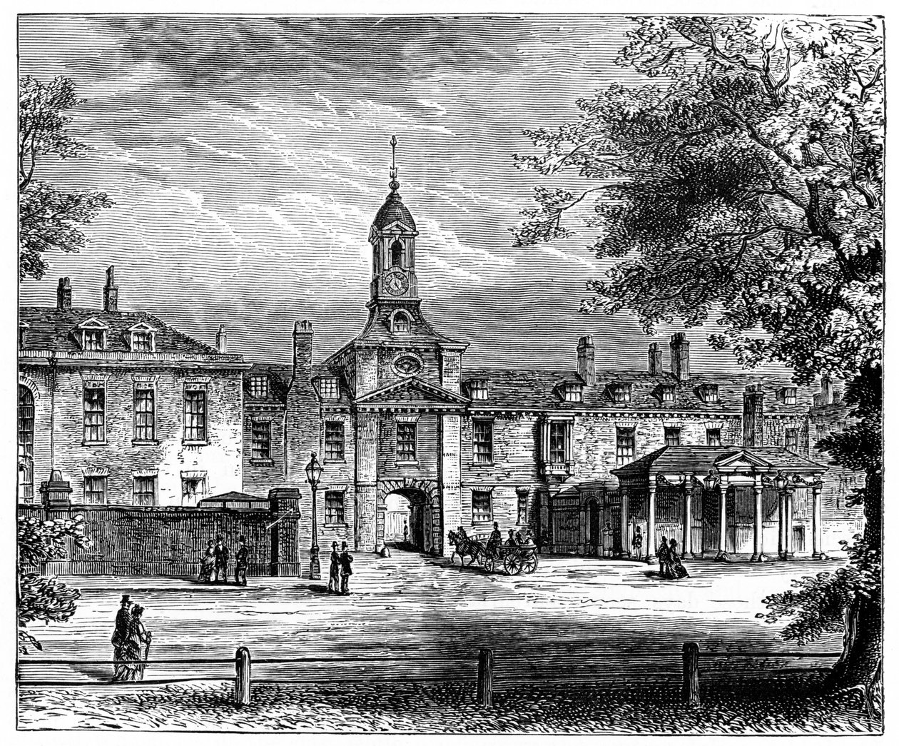 Facciata ovest di Kensington Palace, Londra, 1900 da Unbekannt