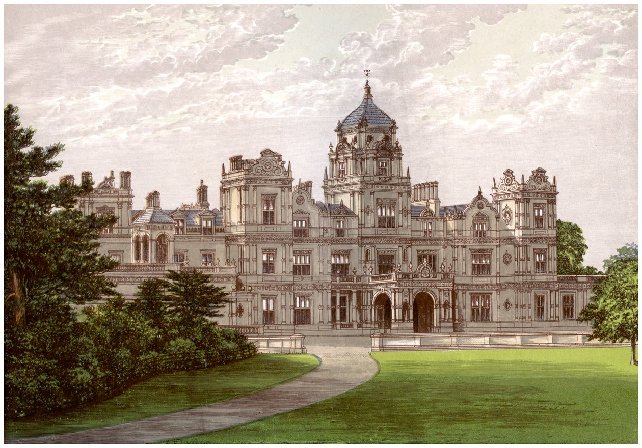 Westonbirt House, Gloucestershire, casa della famiglia Holford, c1880 da Unbekannt