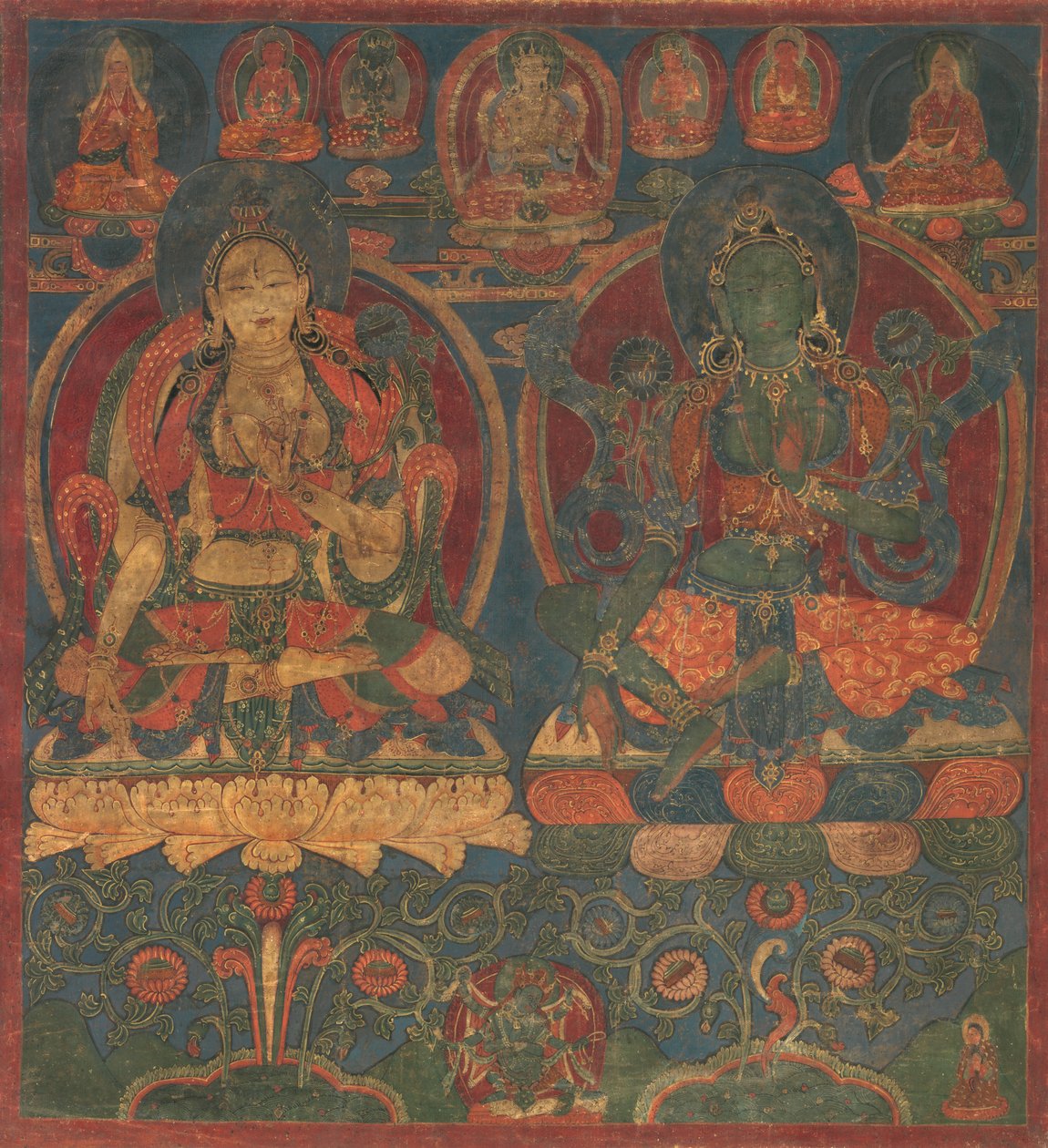 Tara Bianca e Tara Verde, 1450-1500 da Unbekannt