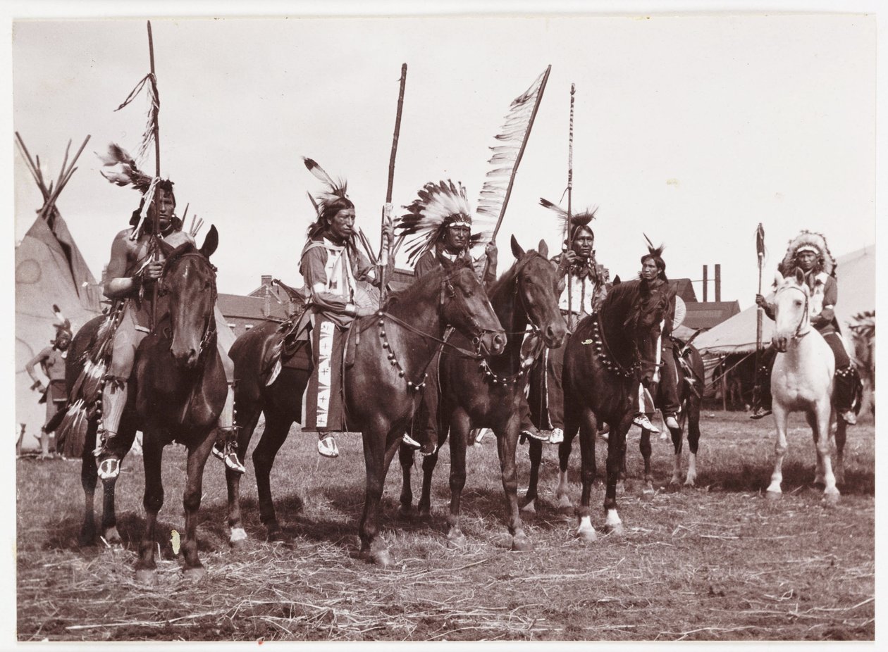 Spettacolo del selvaggio West, c 1905 da Unbekannt