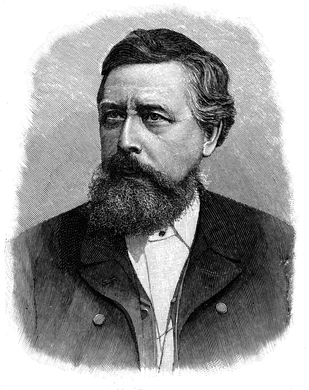 Wilhelm Liebknecht, socialdemocratico tedesco del XIX secolo da Unbekannt