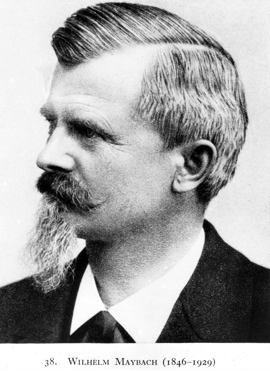 Wilhelm Maybach, inventore e progettista di automobili tedesco, c 1900 da Unbekannt