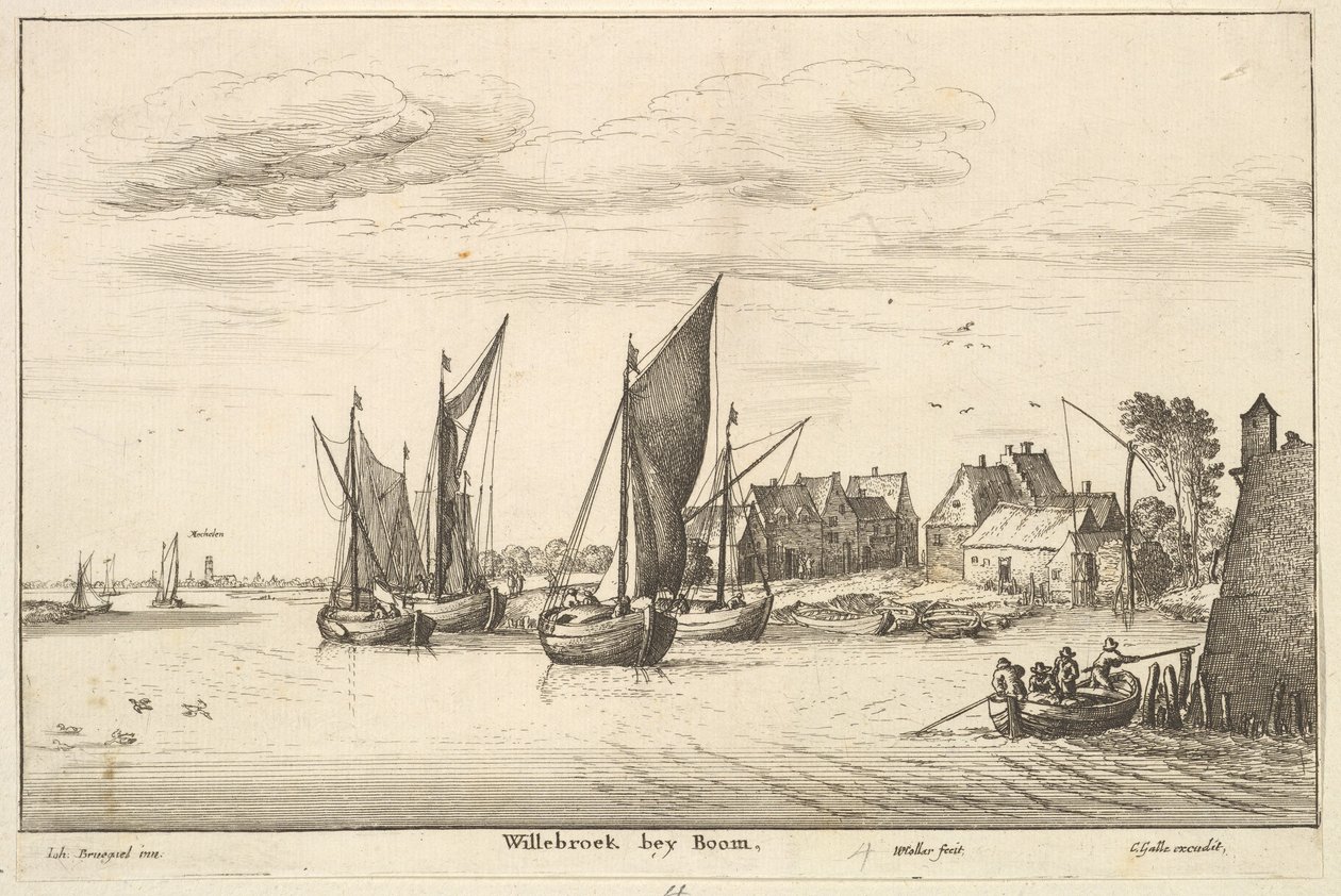 Willebroeck presso Boom, 1651 da Unbekannt