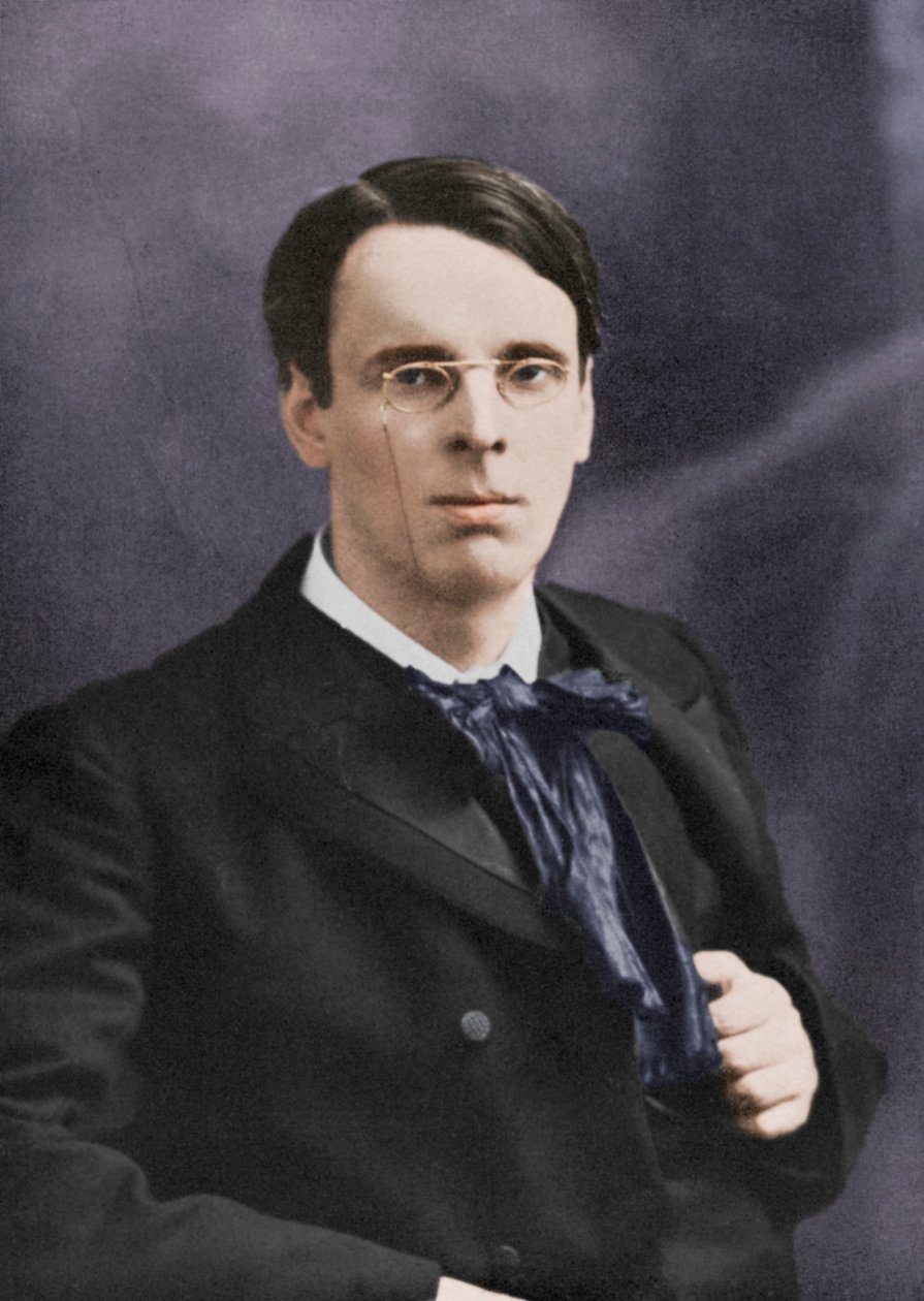 William Butler Yeats, poeta e drammaturgo irlandese, c. 1900 da Unbekannt