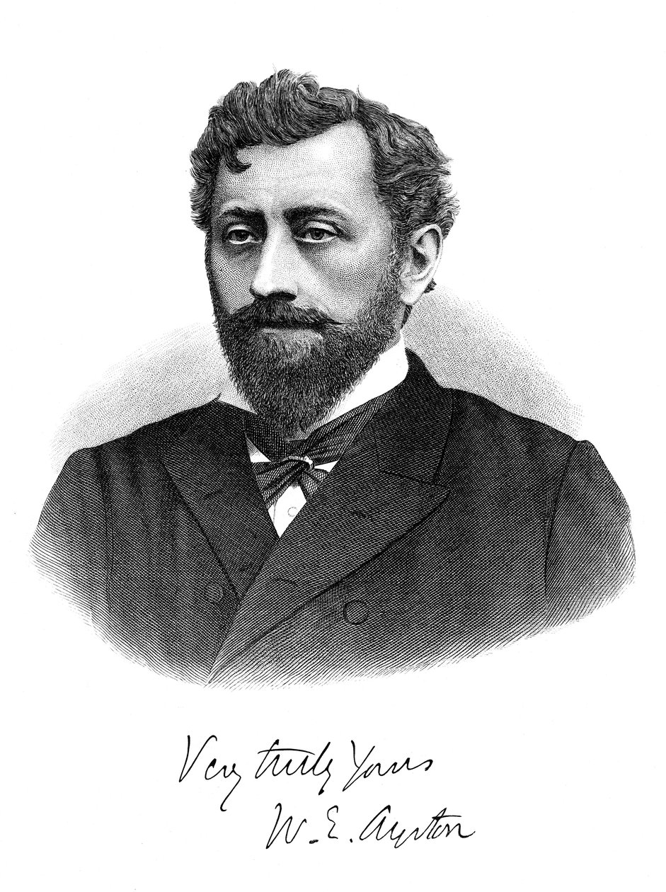 William Edward Ayrton, fisico britannico, ingegnere elettrico e inventore da Unbekannt