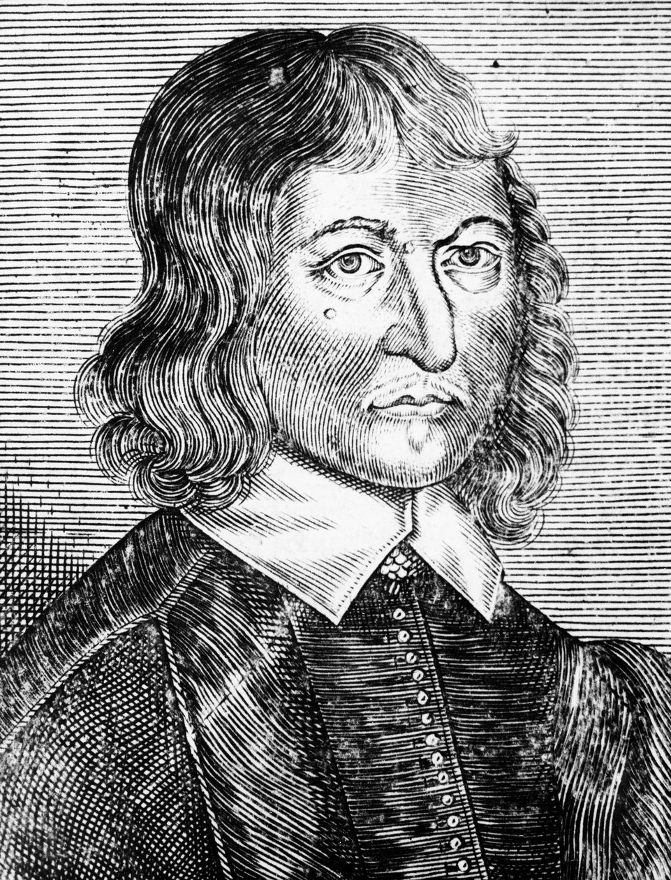 William Lilly 1602-1681, astrologo inglese, 1673 da Unbekannt