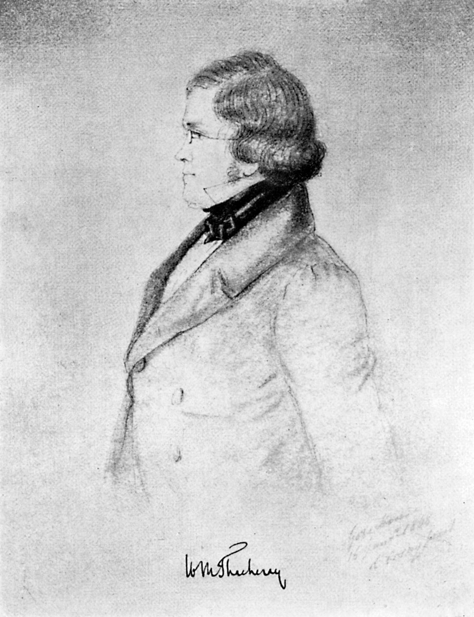 William Makepeace Thackeray, romanziere anglo-indiano, 1912 da Unbekannt