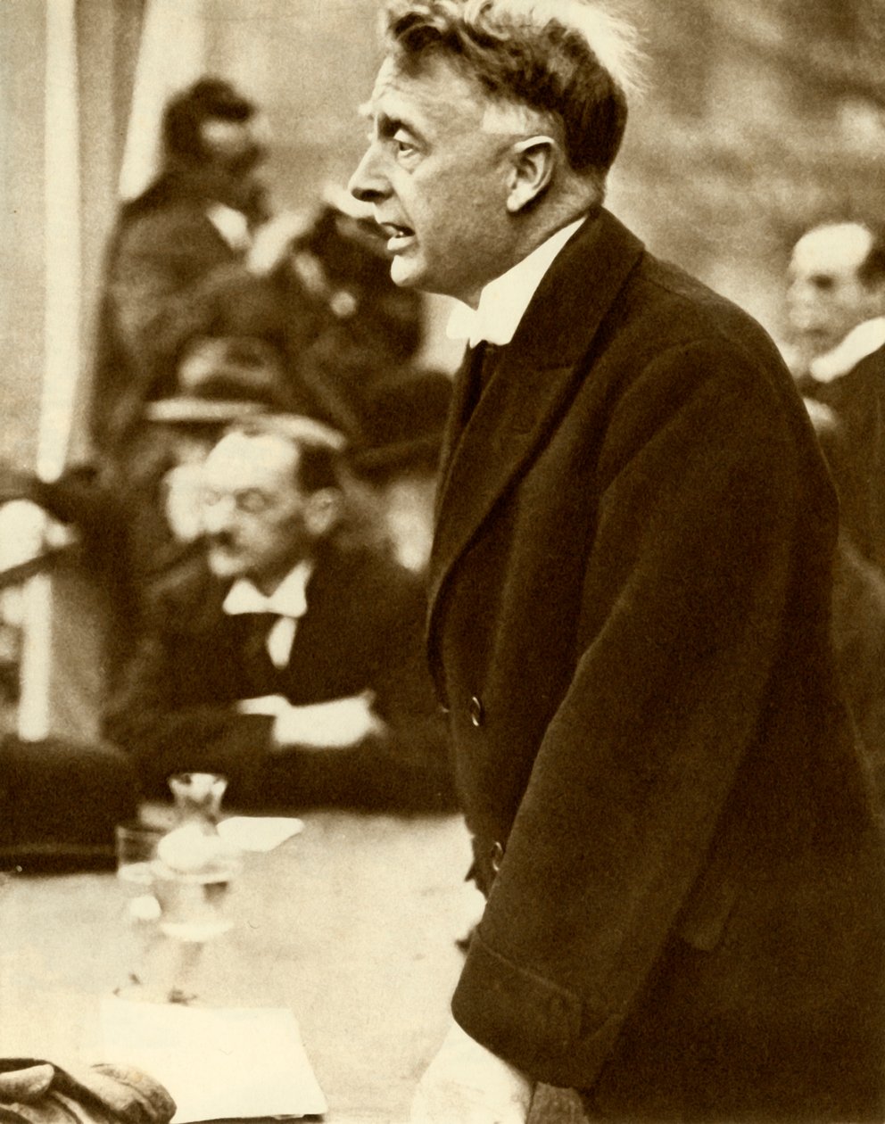 William Thomas Cosgrave che tiene un discorso, Dublino, Irlanda da Unbekannt