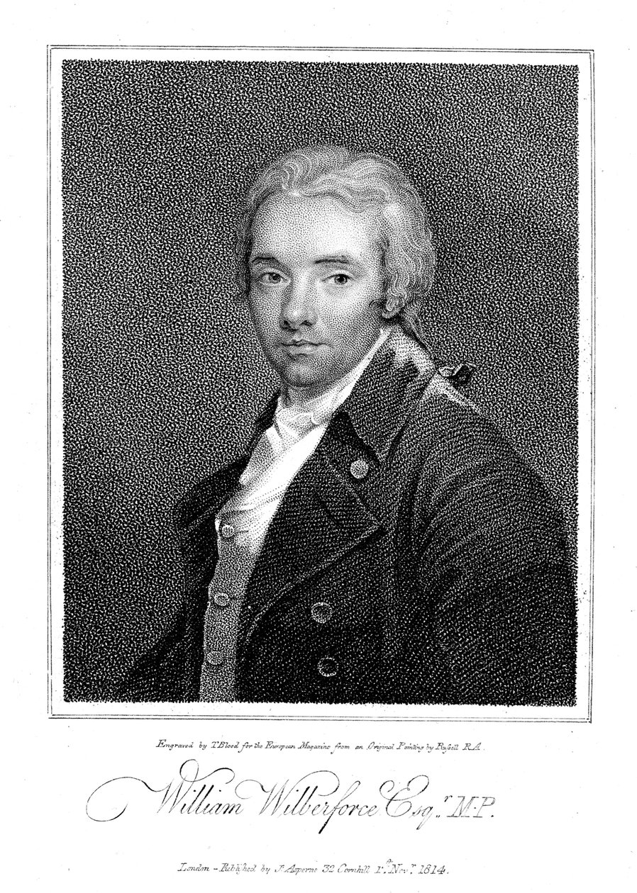 William Wilberforce, filantropo inglese e attivista contro la schiavitù, 1814 da Unbekannt