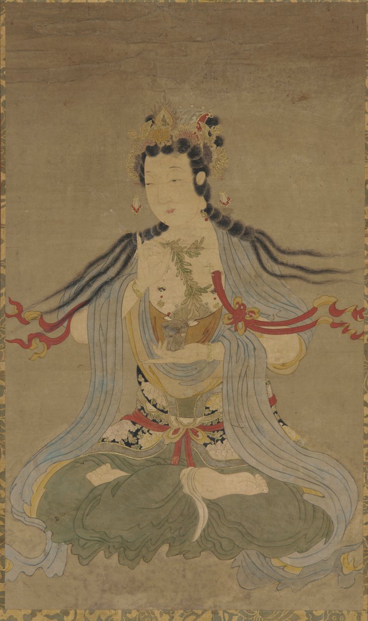 Guanyin con ramo di salice da Unbekannt