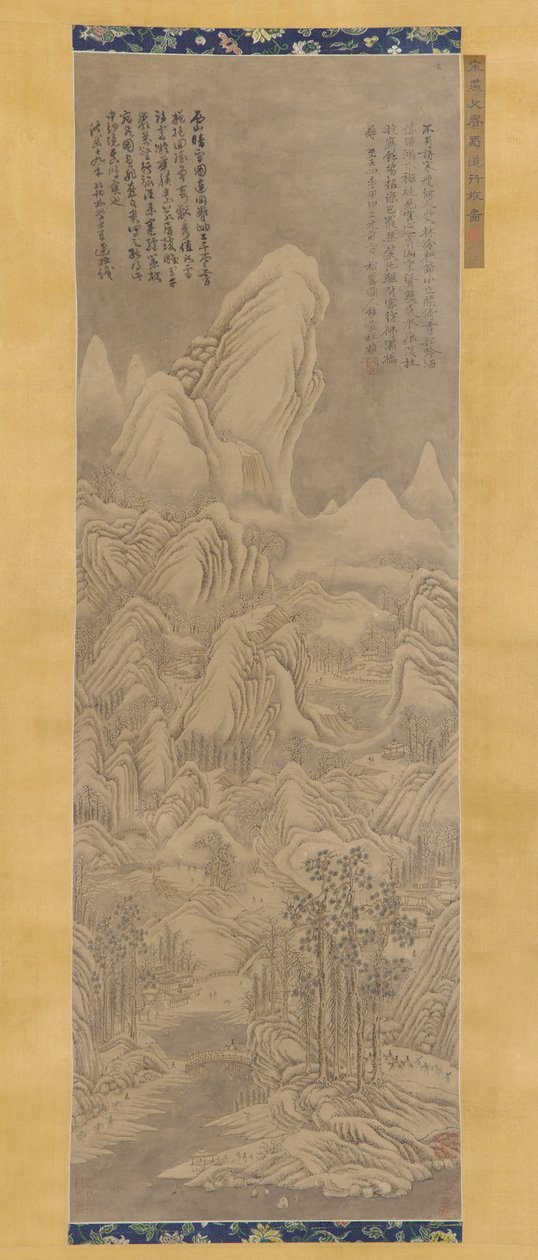 Paesaggio invernale da Unbekannt