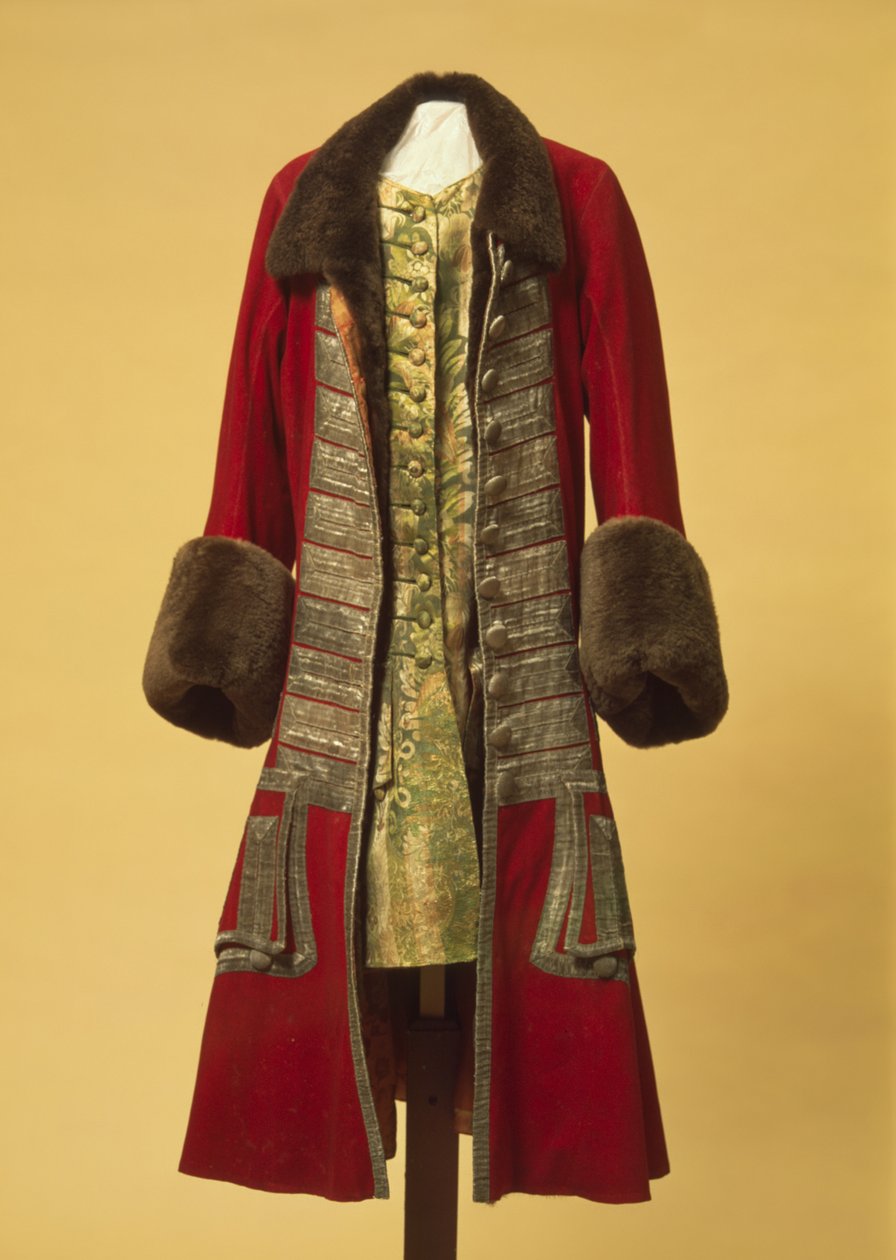 Cappotto e panciotto invernali di Pietro il Grande, inizio XVIII sec. da Unbekannt