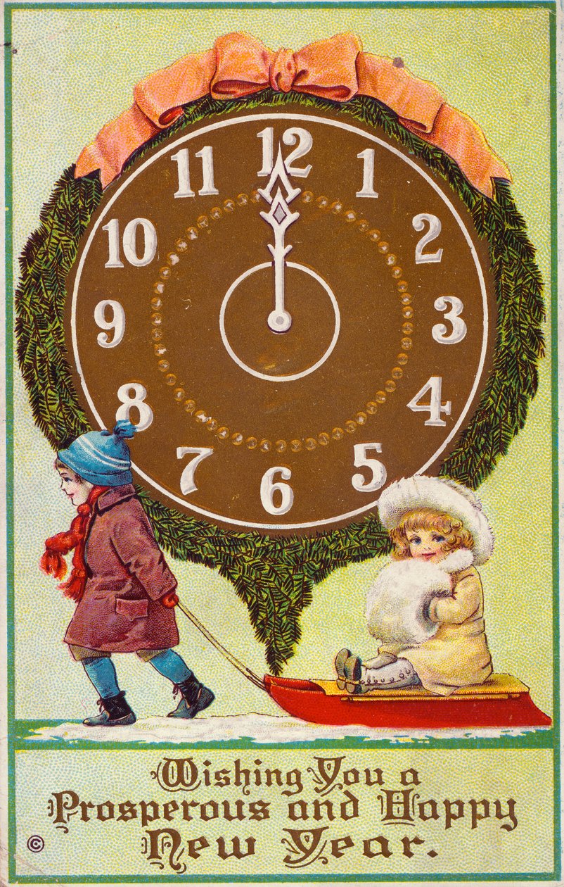 Auguri di un prospero e felice anno nuovo da Unbekannt