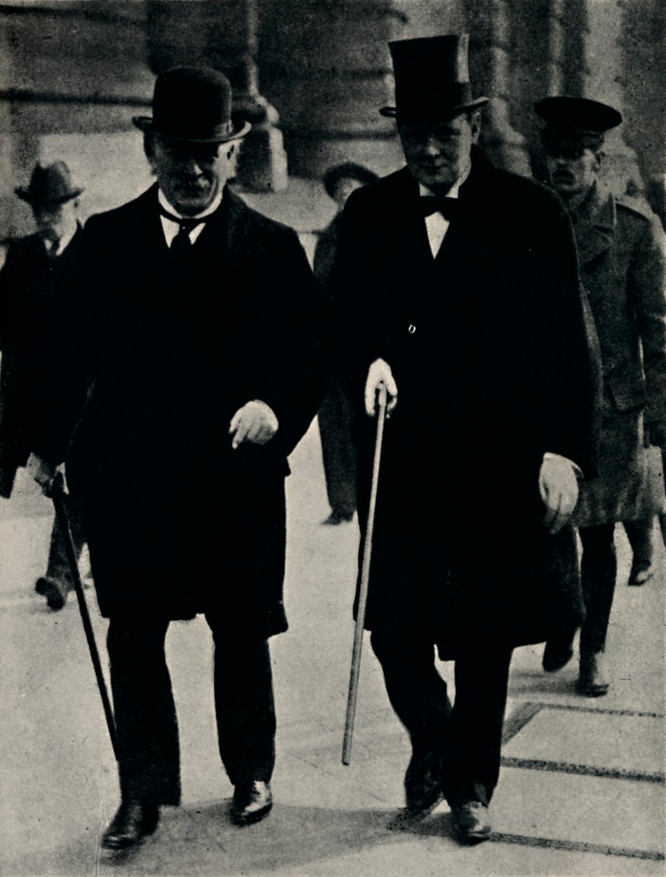 Con David Lloyd George, 1917, 1945 da Unbekannt