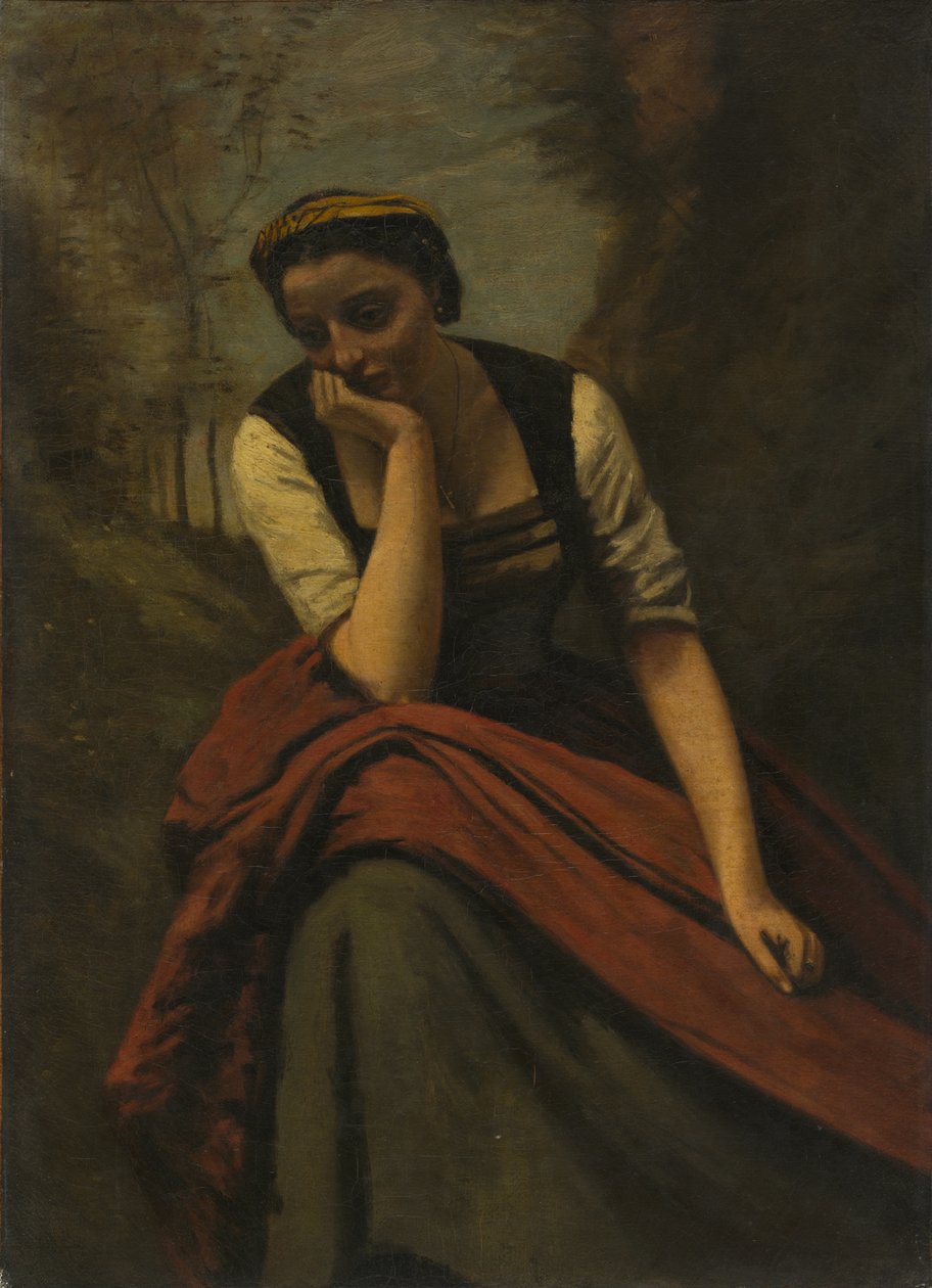 Donna che medita da Unbekannt